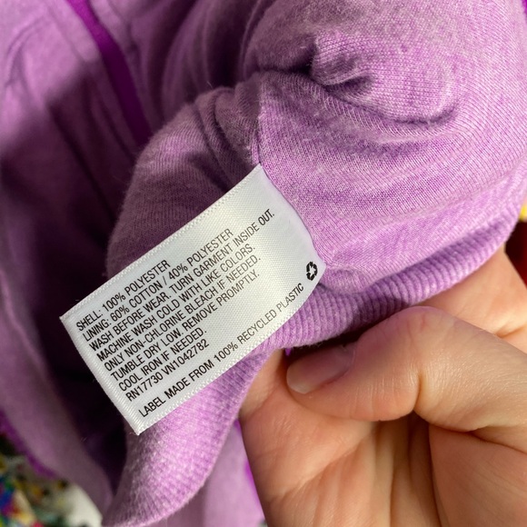 Circo purple plush furry bear vest/jacket - Picture 3 of 8